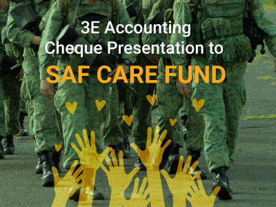 3E Accounting Cheque Presentation to SAF Care Fund