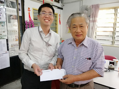 Donation Food and Cash for Rumah Kasih Charity Home on December 2018