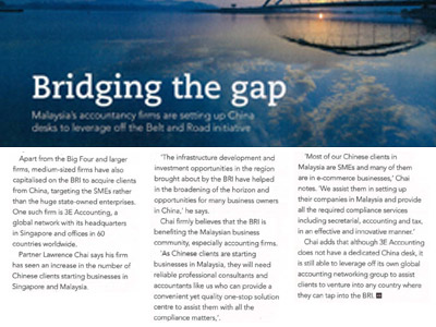 3E Accounting Malaysia Identifies Business Opportunities in the Belt and Road Initiative