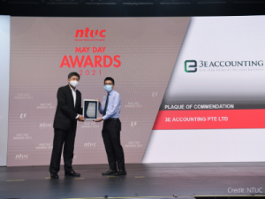 3E Accounting Conferred Plaque of Commendation at May Day Awards 2021